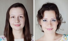 Աղջիկները՝ դիմահարդարումից առաջ և հետո