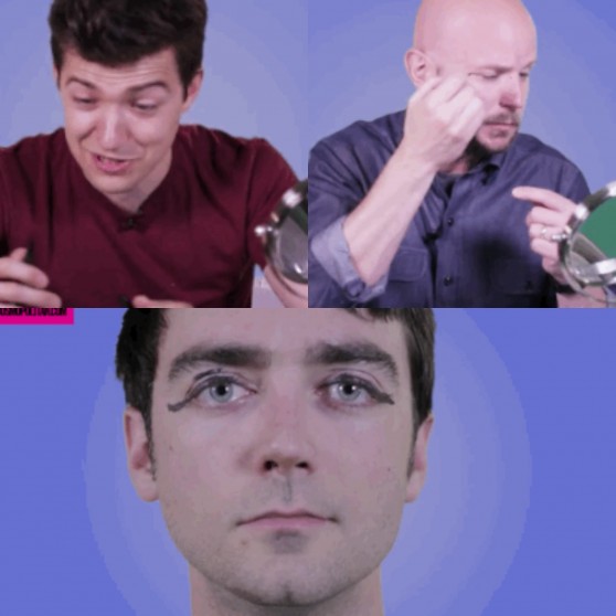 Տղամարդիկ՝ աչքի մատիտ օգտագործելիս (տեսանյութ)