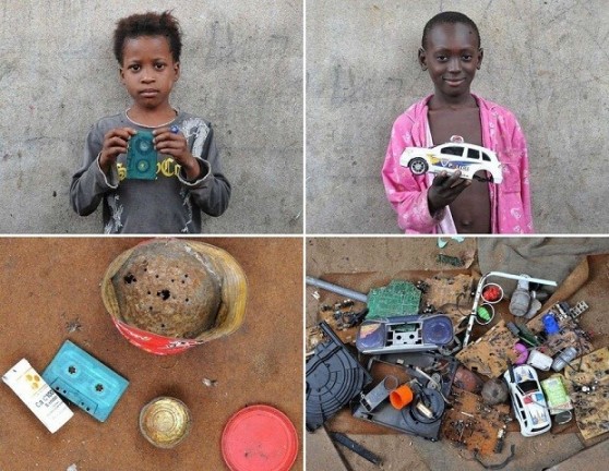 Աղքատ թաղամասի երեխաներն ու իրենց խաղալիքները (ֆոտո)