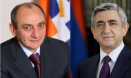 Բակո Սահակյանը շնորհավորական ուղերձ է հղել Սերժ Սարգսյանին